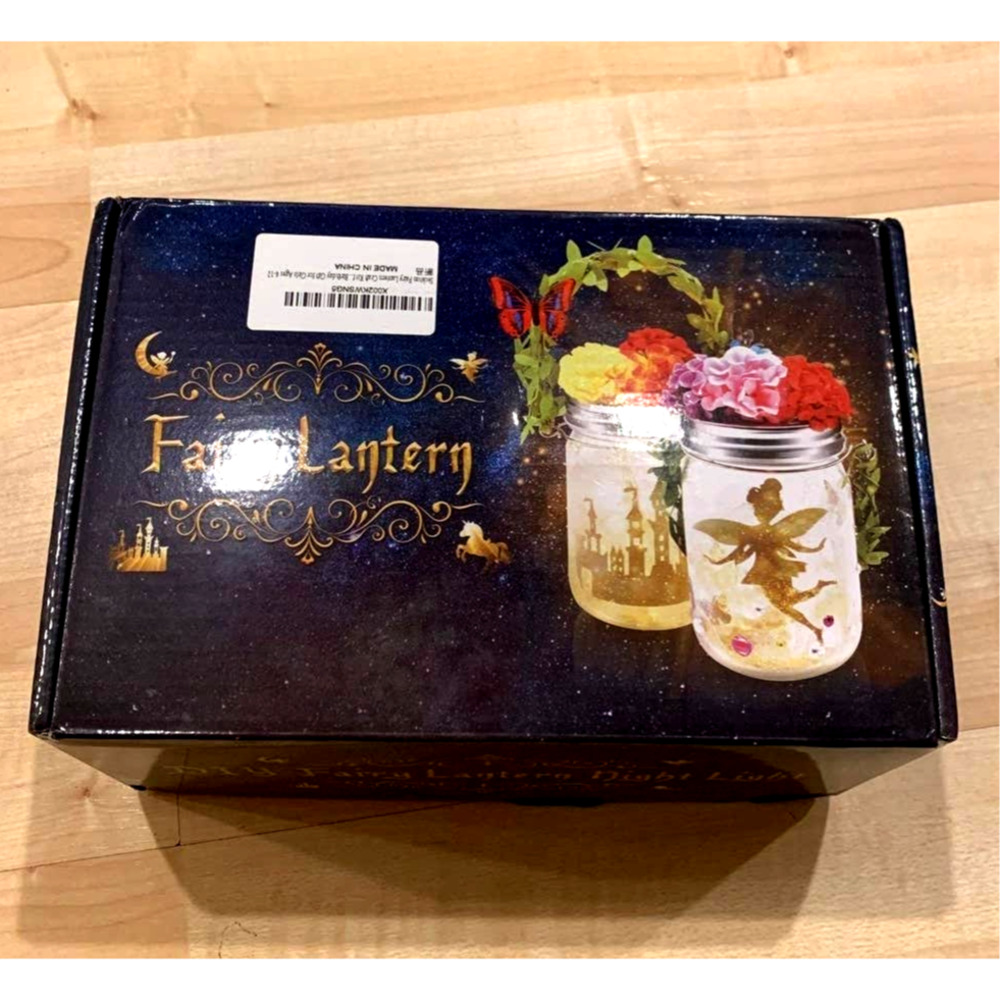 DIY Craft Kit Fairy Lantern Night Light "The Best Gift for Children" never used